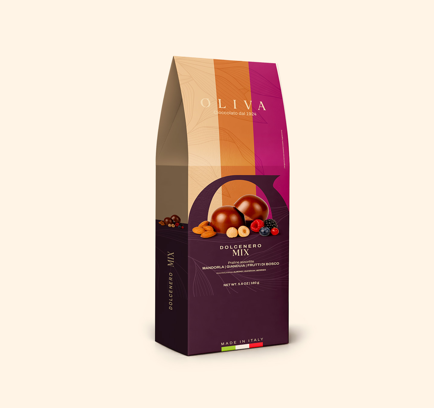 Dolcenero Mix Mandorla Gianduia Frutti di bosco