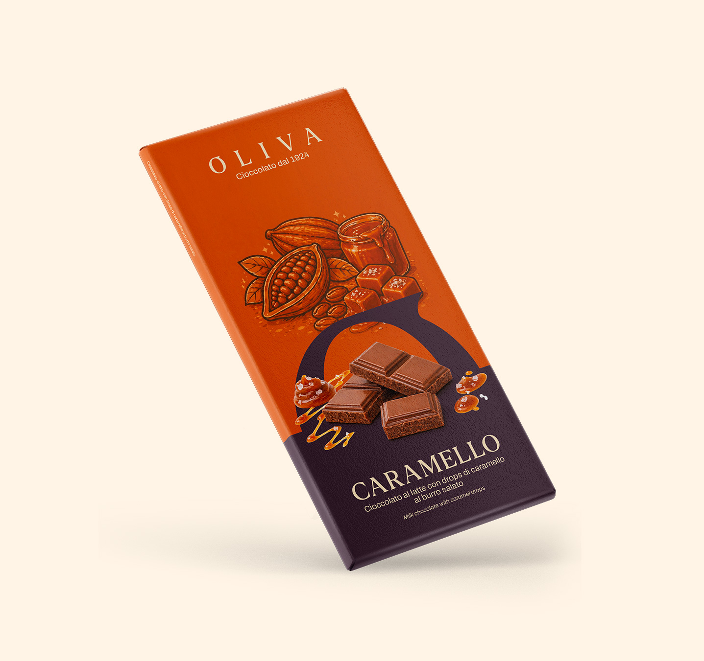 Tavoletta pralinato caramello
